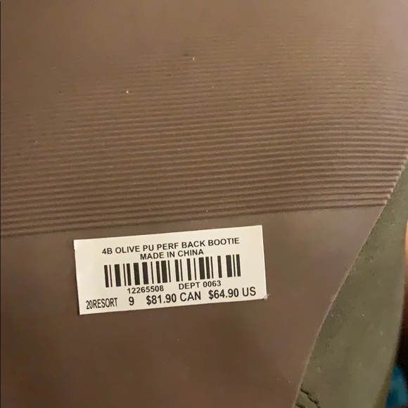 Torrid Olive and Brown Heeled Booties - Picture 4 of 8